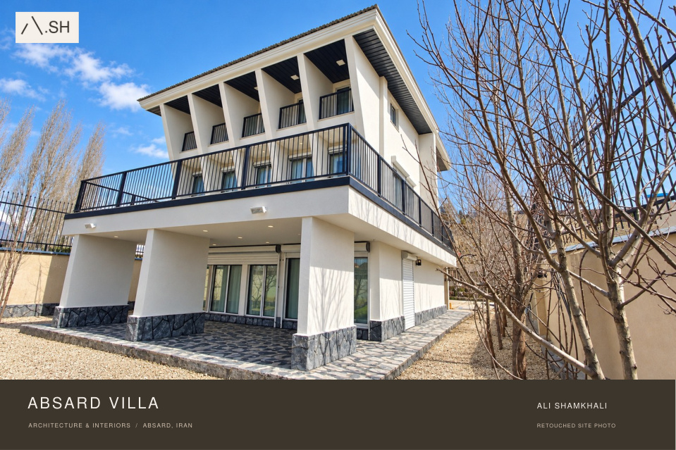 Absard Villa — portfolio presentation, page 1