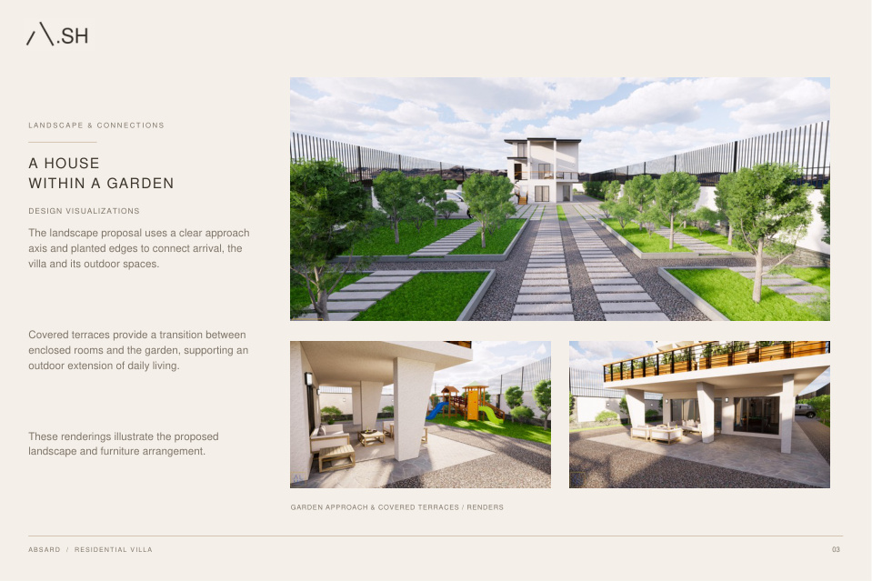 Absard Villa — portfolio presentation, page 3
