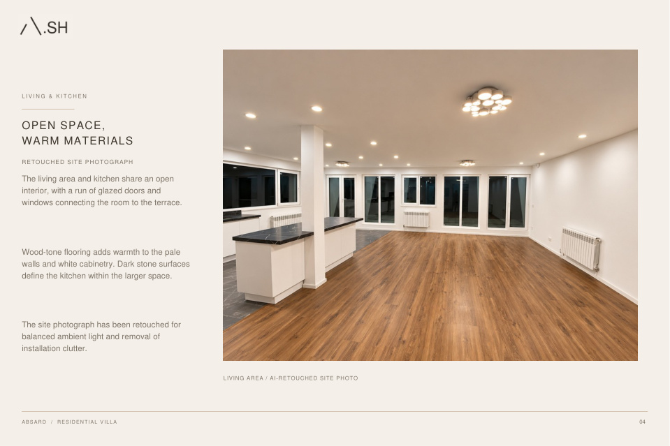Absard Villa — portfolio presentation, page 4