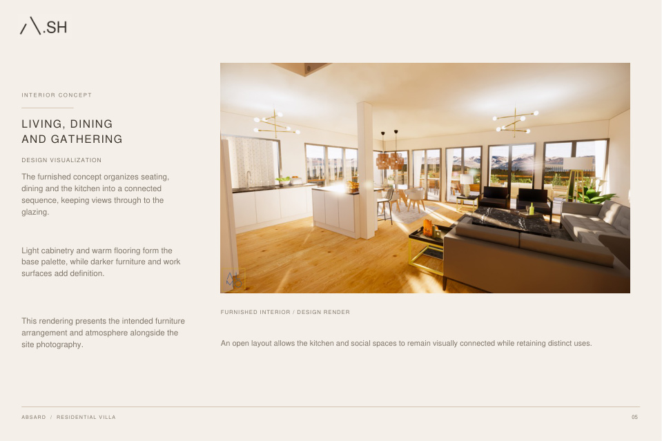 Absard Villa — portfolio presentation, page 5