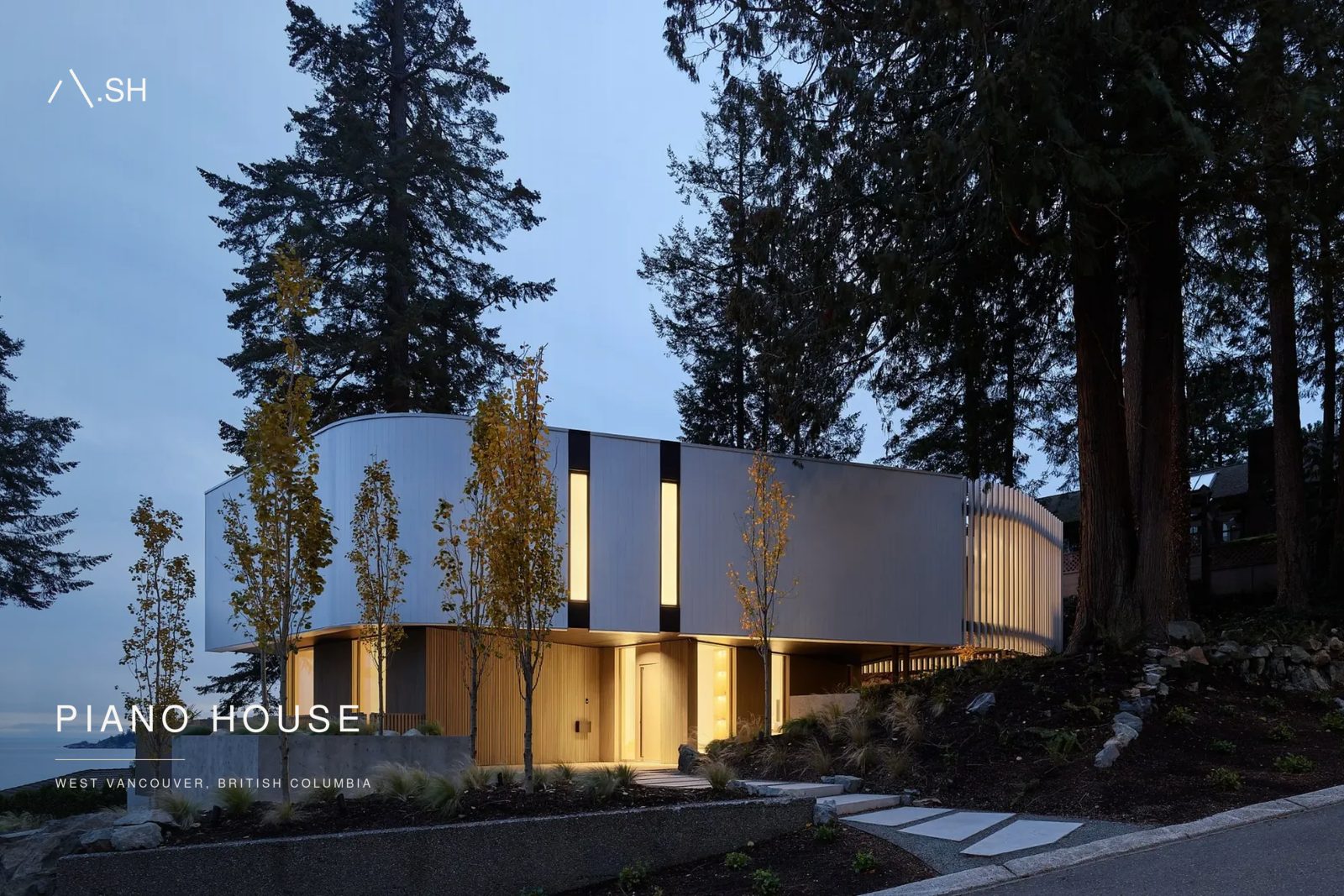 Piano House — portfolio presentation, page 1