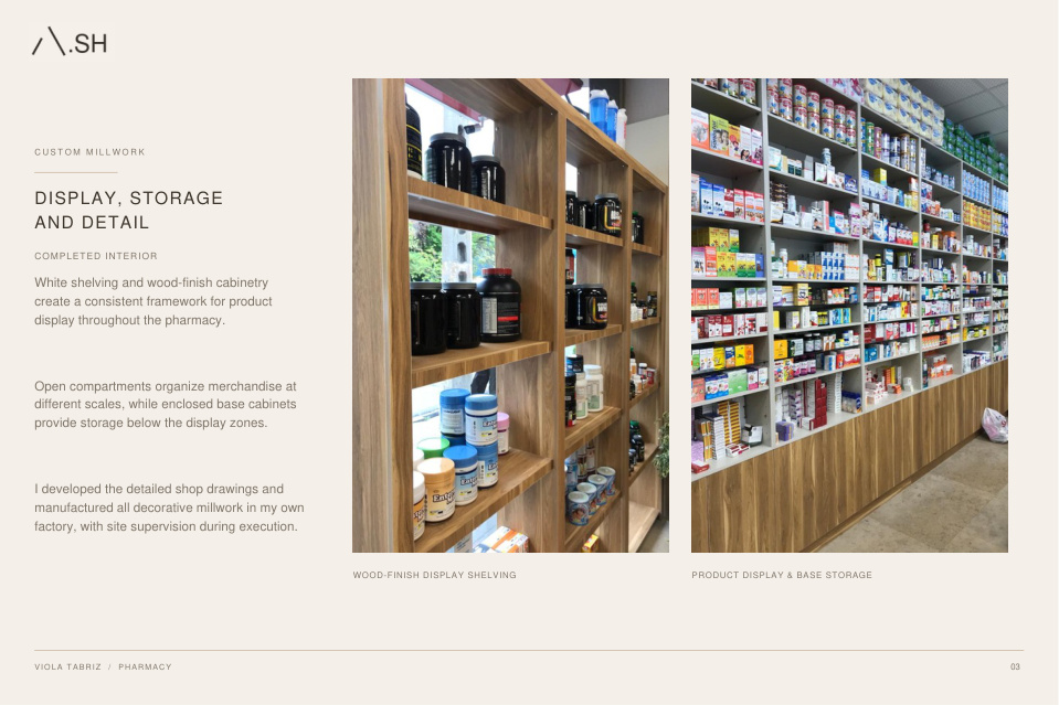 Viola Tabriz — portfolio presentation, page 3