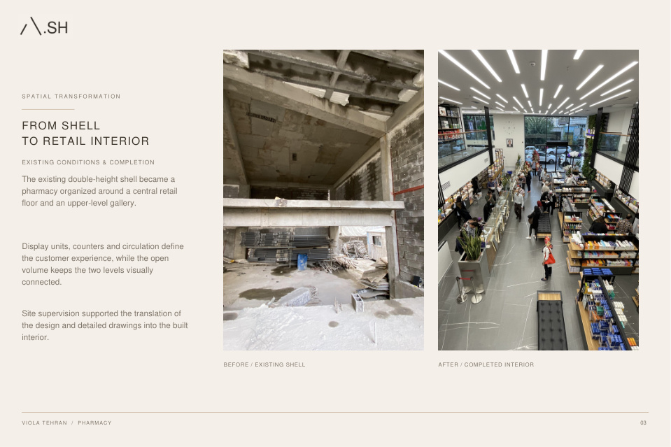 Viola Tehran — portfolio presentation, page 3